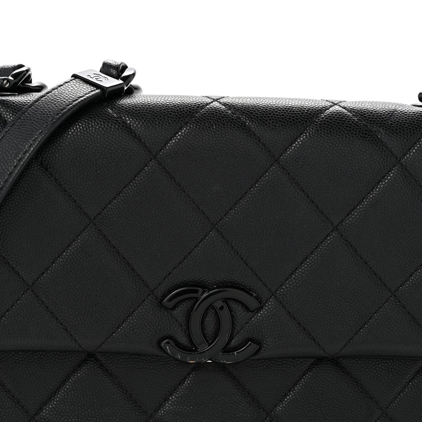 Caviar Quilted My Everything Flap Black