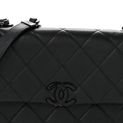 Caviar Quilted My Everything Flap Black