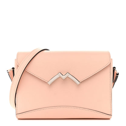 Carat Calfskin Gabrielle Reporter Shoulder Bag Petal