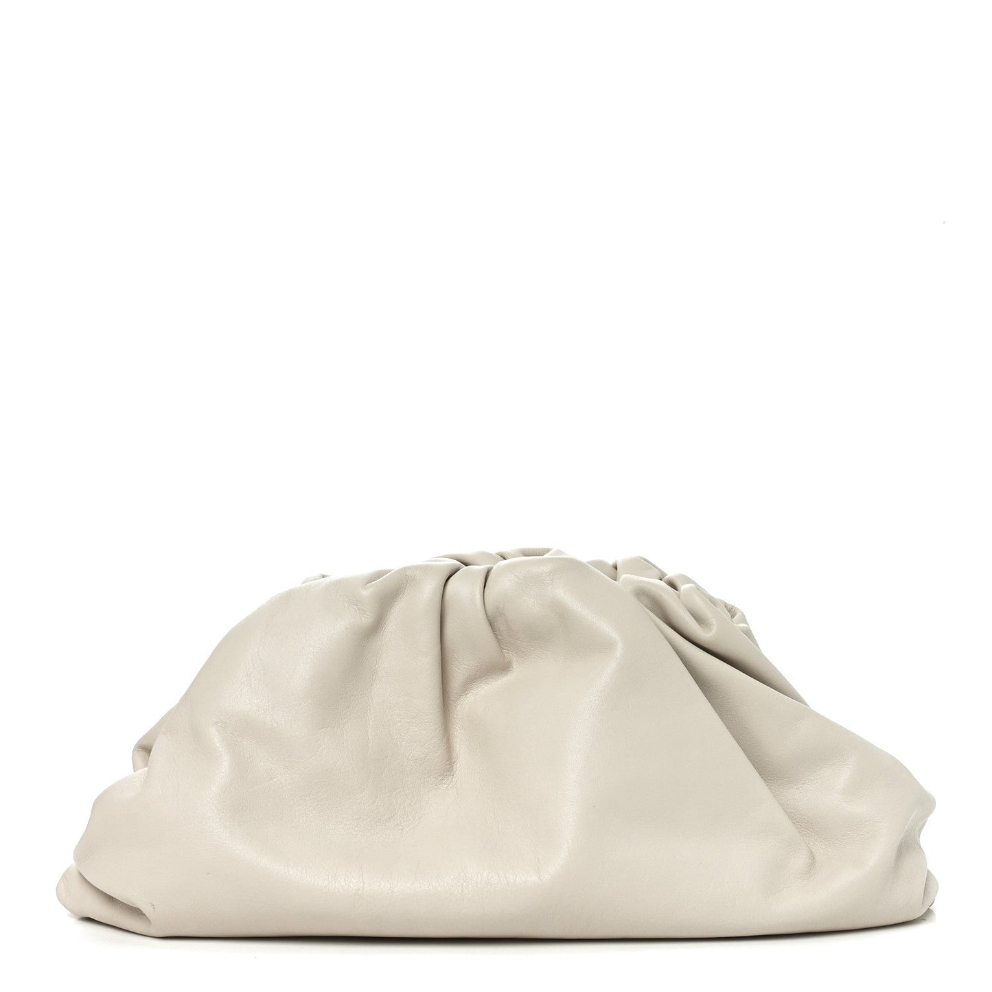 Smooth Butter Calf The Pouch Oversized Clutch Plaster