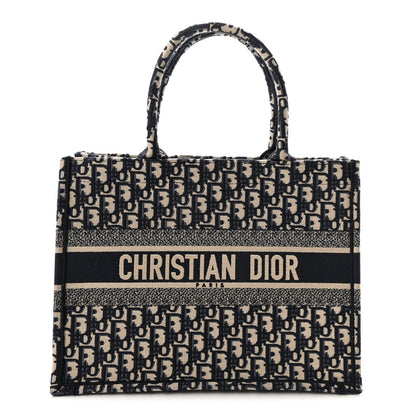 Oblique Medium Book Tote Blue Multicolor