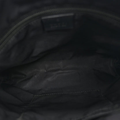 Canvas Web Messenger Bag Black
