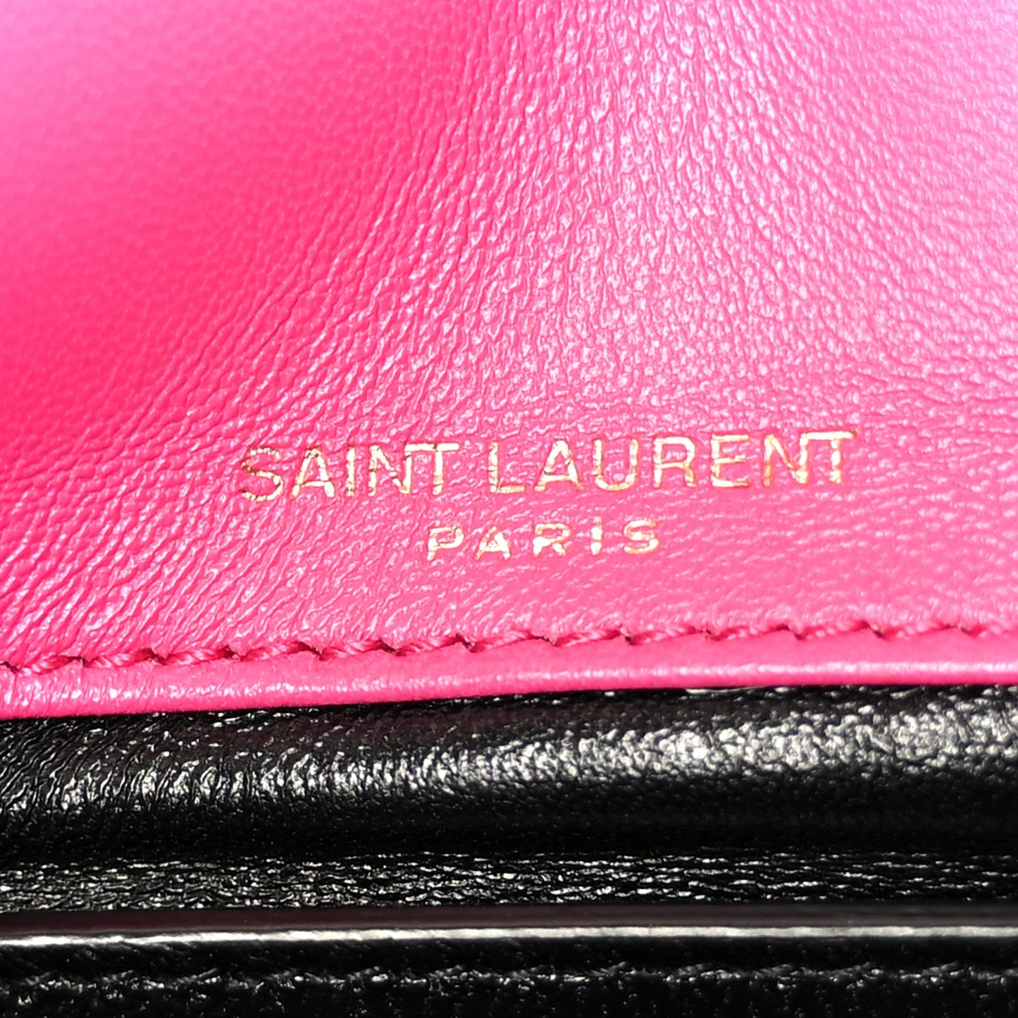 Boucle Tweed Patchwork Monogram Medium Jamie Baguette Magenta