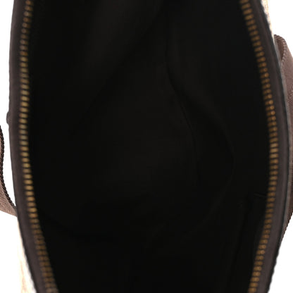 Monogram Medium Half Moon Hobo Dark Brown
