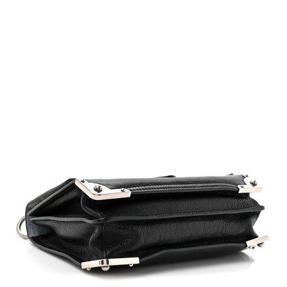 Glace Calf Soft Cahier Bag Black Astrale