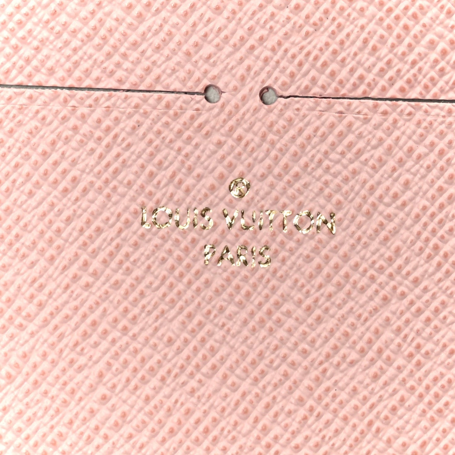 Damier Azur Pochette Felicie Chain Wallet Rose Ballerine