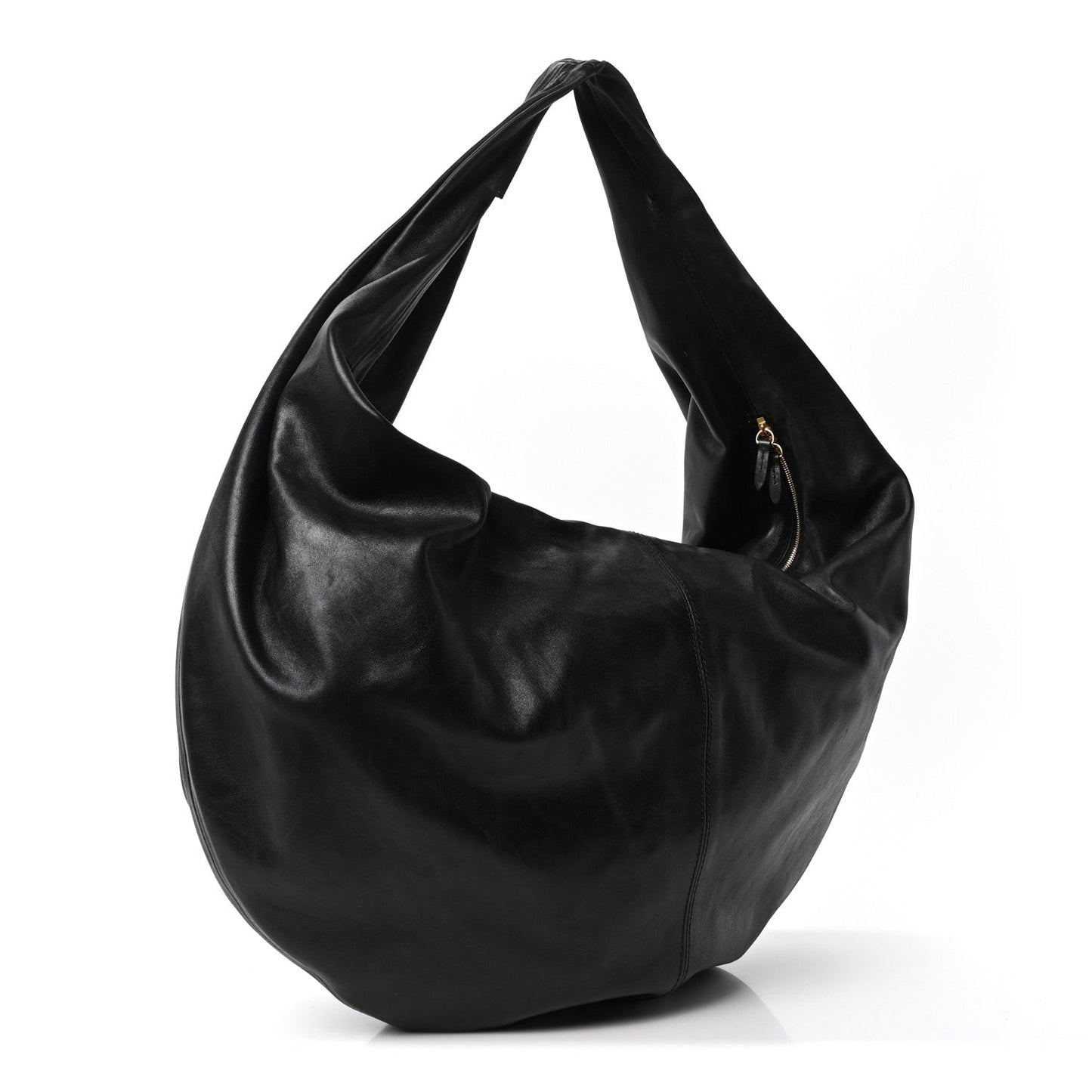Vintage Calfskin Extra Large Olivia Hobo Black