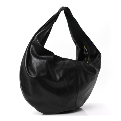 Vintage Calfskin Extra Large Olivia Hobo Black