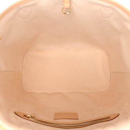 LV X TM Monogram Multicolor Neverfull MM White