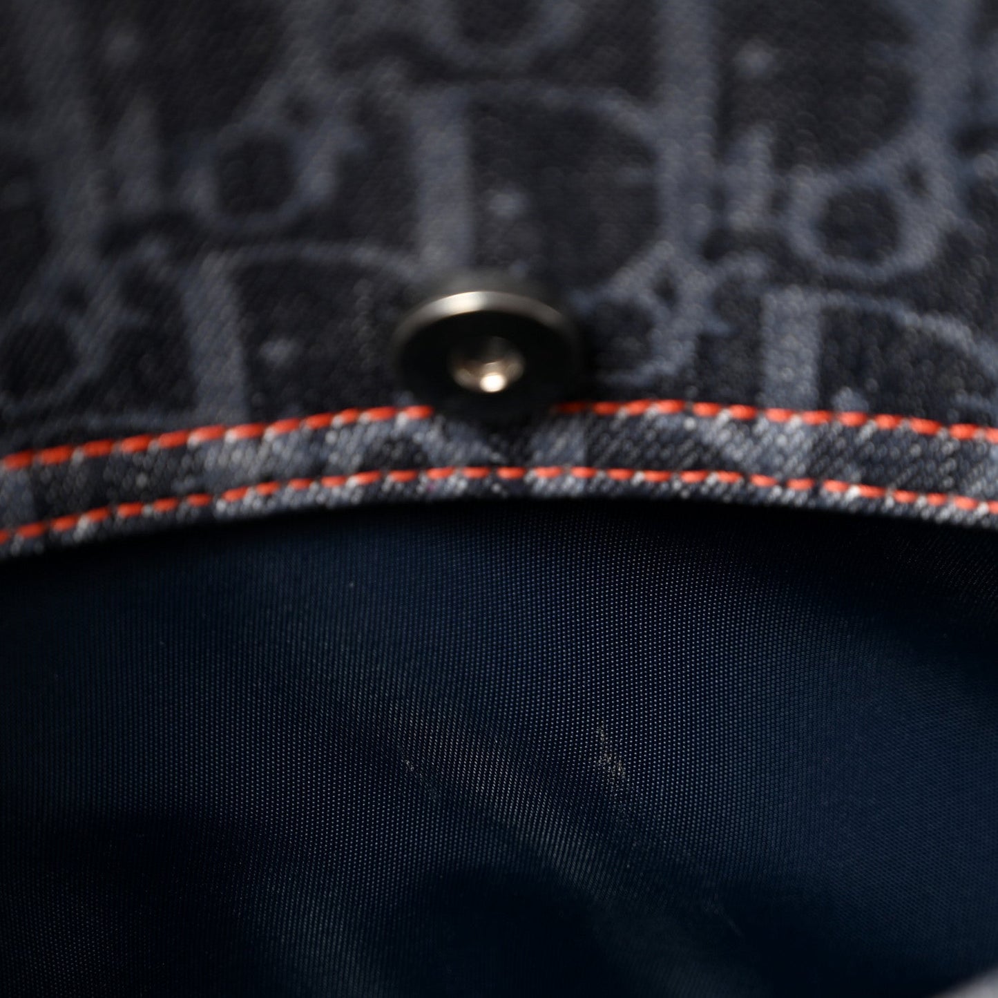 Denim Monogram Flight Saddle Bag