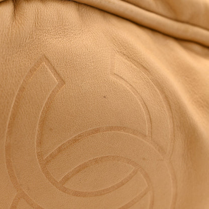 Lambskin Large Ultimate Soft Tote Beige
