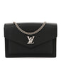 Soft Calfskin My Lockme Chain Pochette Black