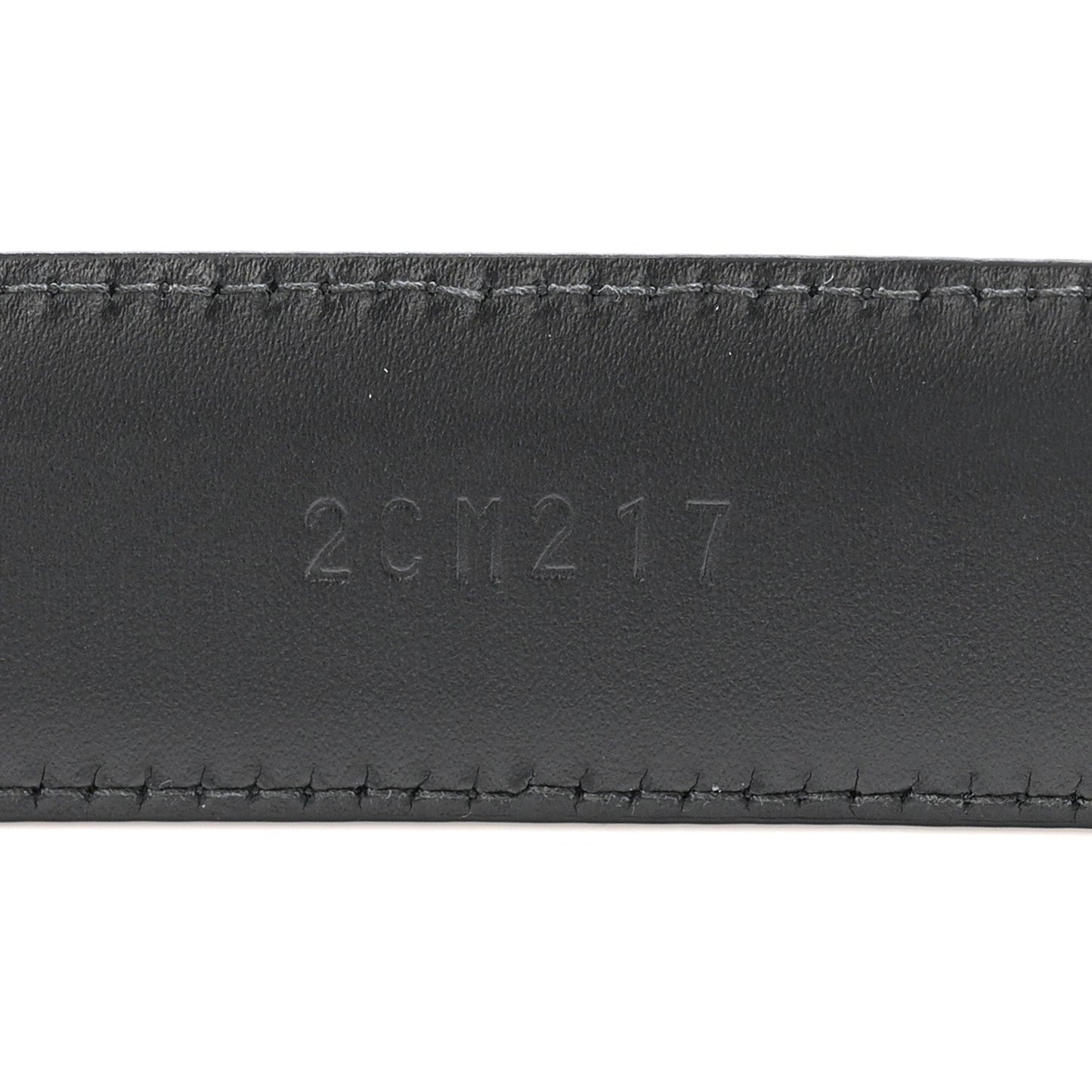 Saffiano Triangle Belt 100 40 Black