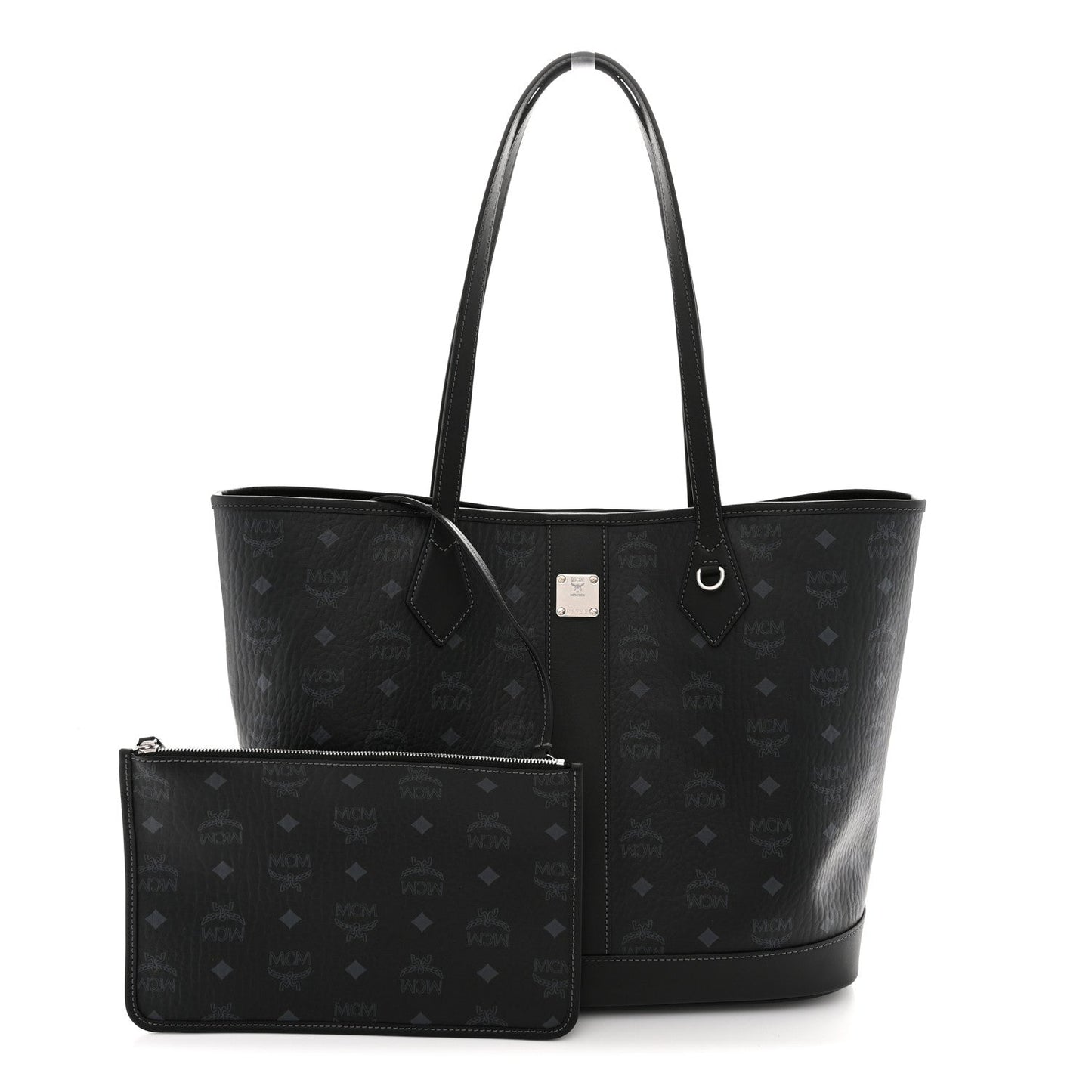Visetos Medium New Liz Shopper Tote Black