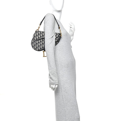 Oblique Saddle Bag Blue