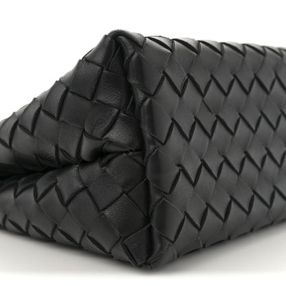 Nappa Intrecciato Small Andiamo With Chain Shoulder Bag Black