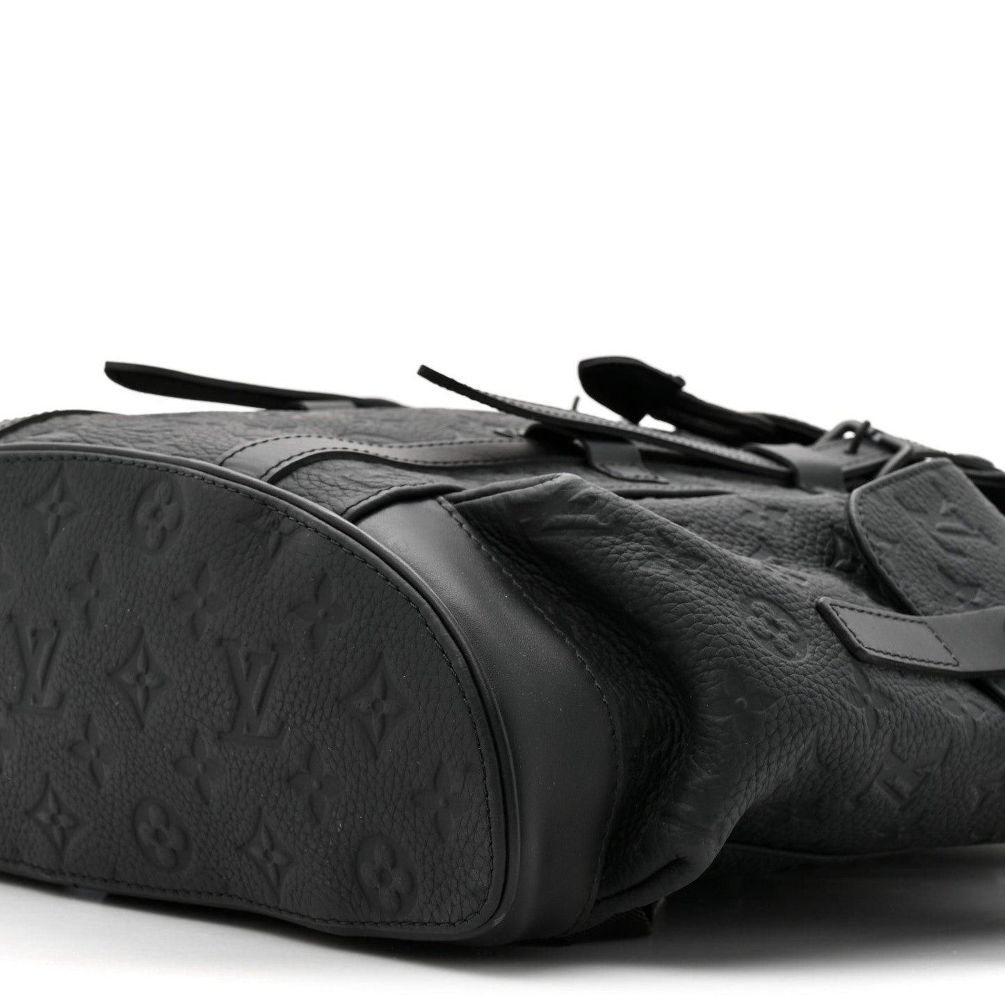 Taurillon Monogram Christopher MM Backpack Black