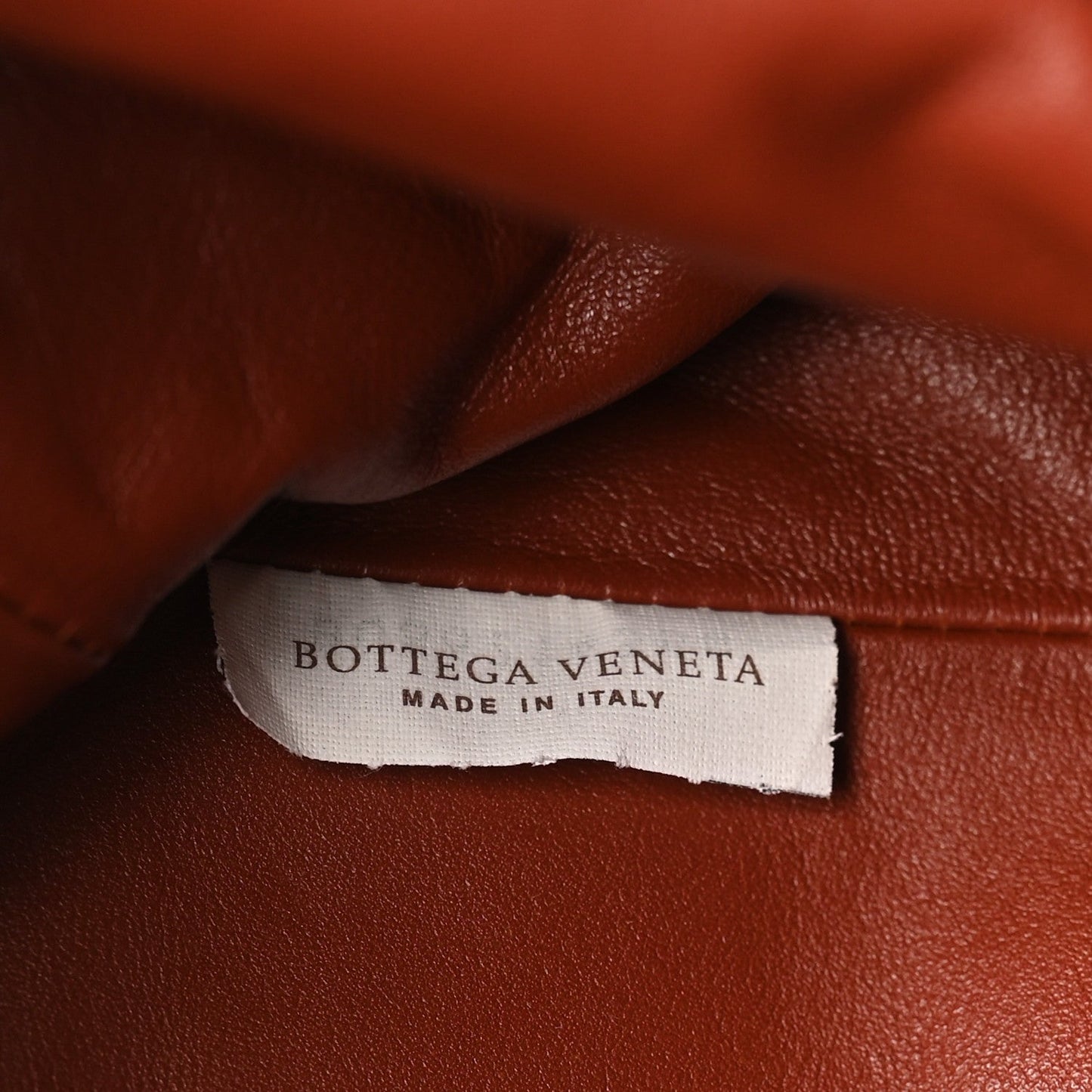 Smooth Butter Calf The Pouch Oversized Clutch Rust