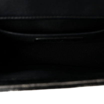 Faded Calfskin Quilted Small Studded Boy Flap Grey