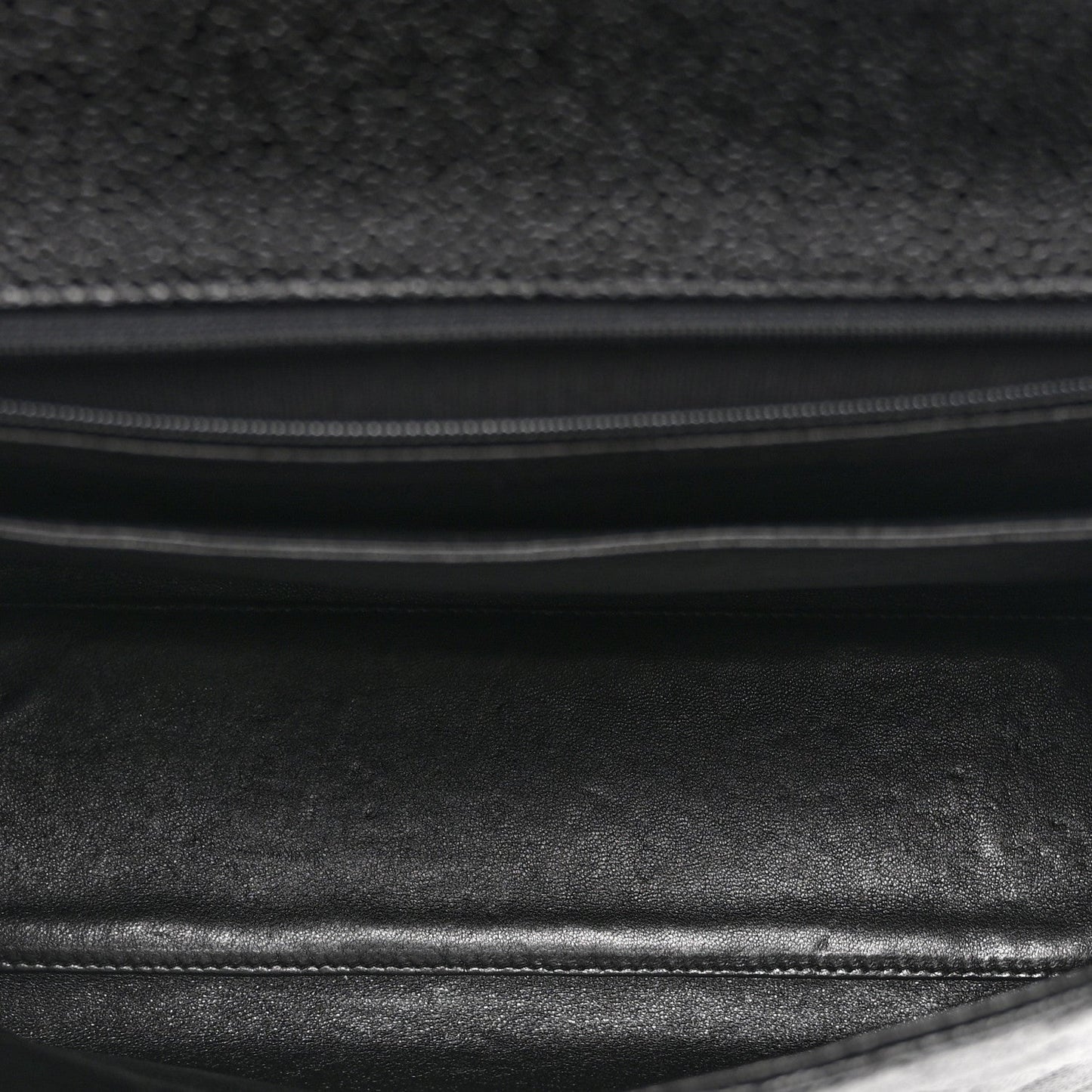 Caviar Quilted Jumbo Kelly Flap Black