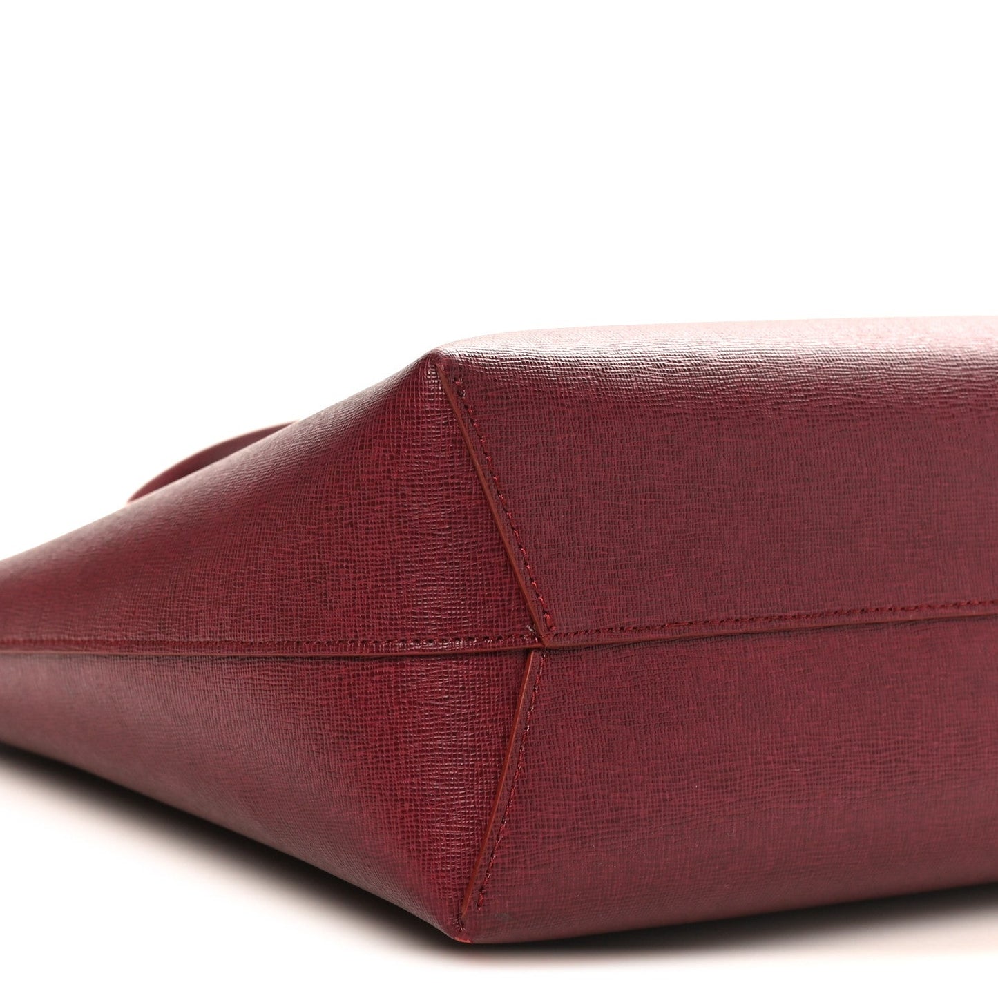 Saffiano Small Shopping Tote Claret