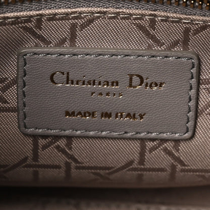 Lambskin Cannage Small My ABCDior Lady Dior Grey