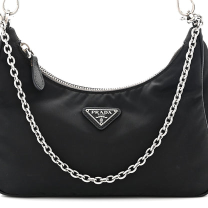 Nylon Re-Edition 2005 Shoulder Bag Black