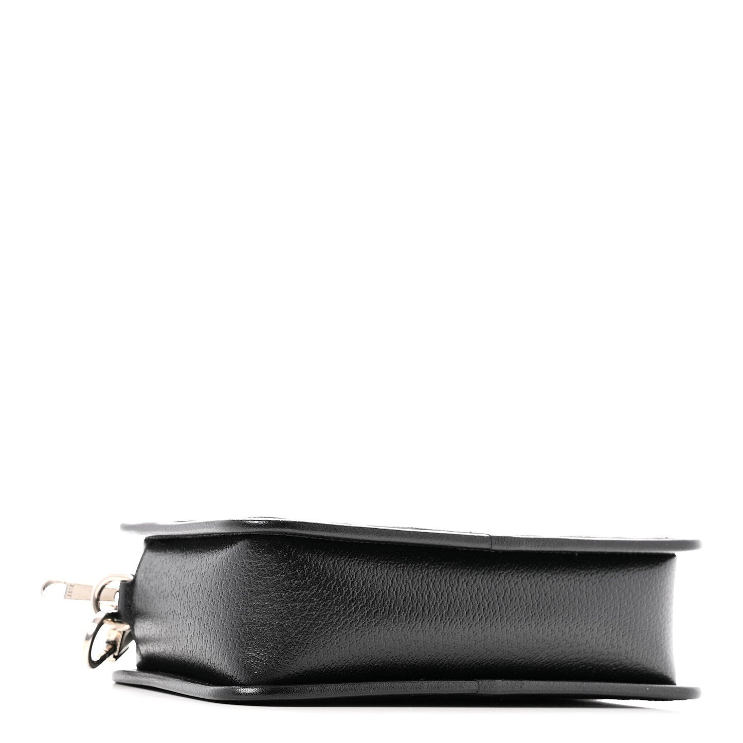 Monogram Jumbo GG Textured Dollar Calfskin Web Mini Crossbody Bag Black