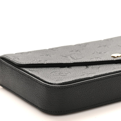 Empreinte Pochette Felicie Chain Wallet Black