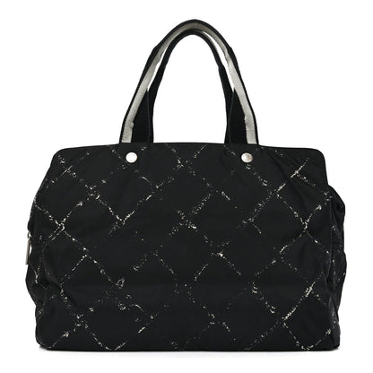 Nylon Travel Tote Black