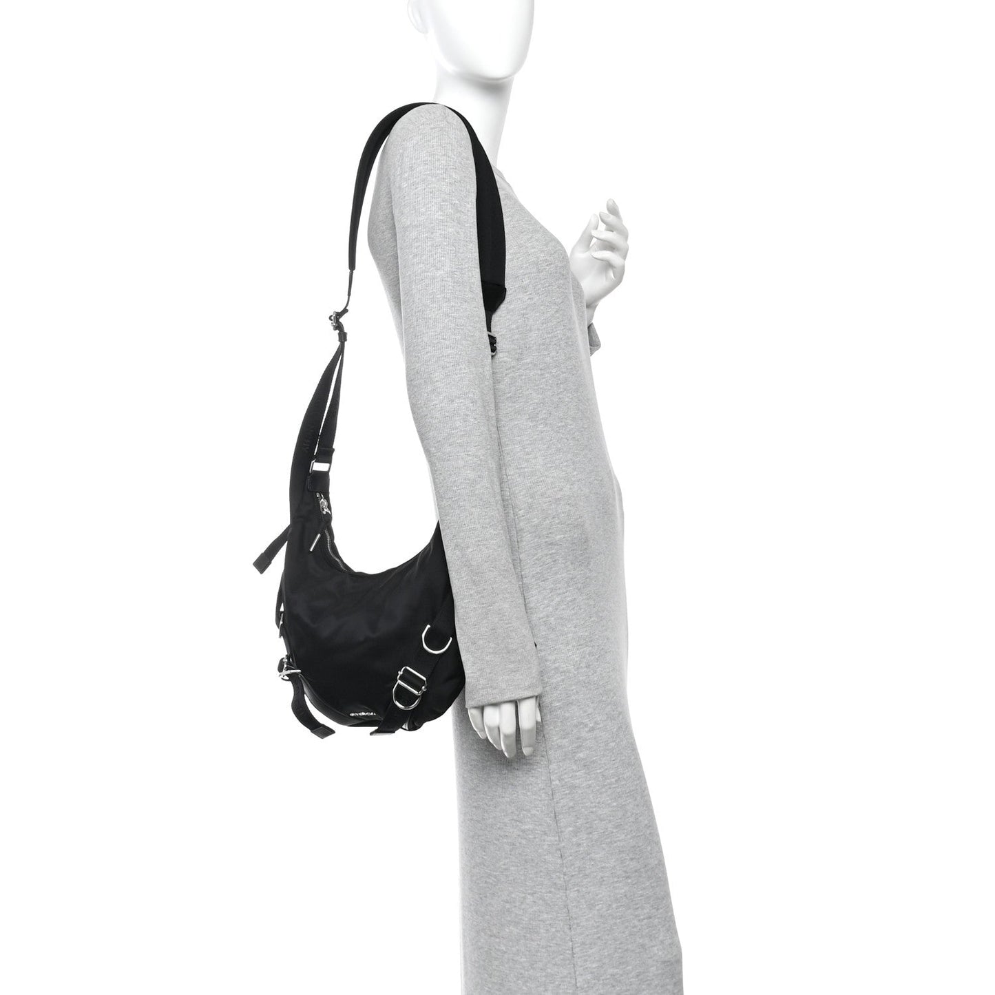 Nylon Voyou Crossbody Bag Black
