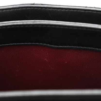 Lambskin Quilted Small Trendy CC Dual Handle Flap Bag Black
