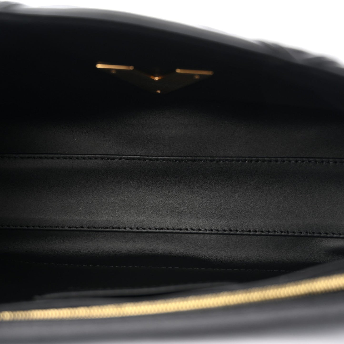 Lambskin Malletage Top Handle GO-14 GM Black