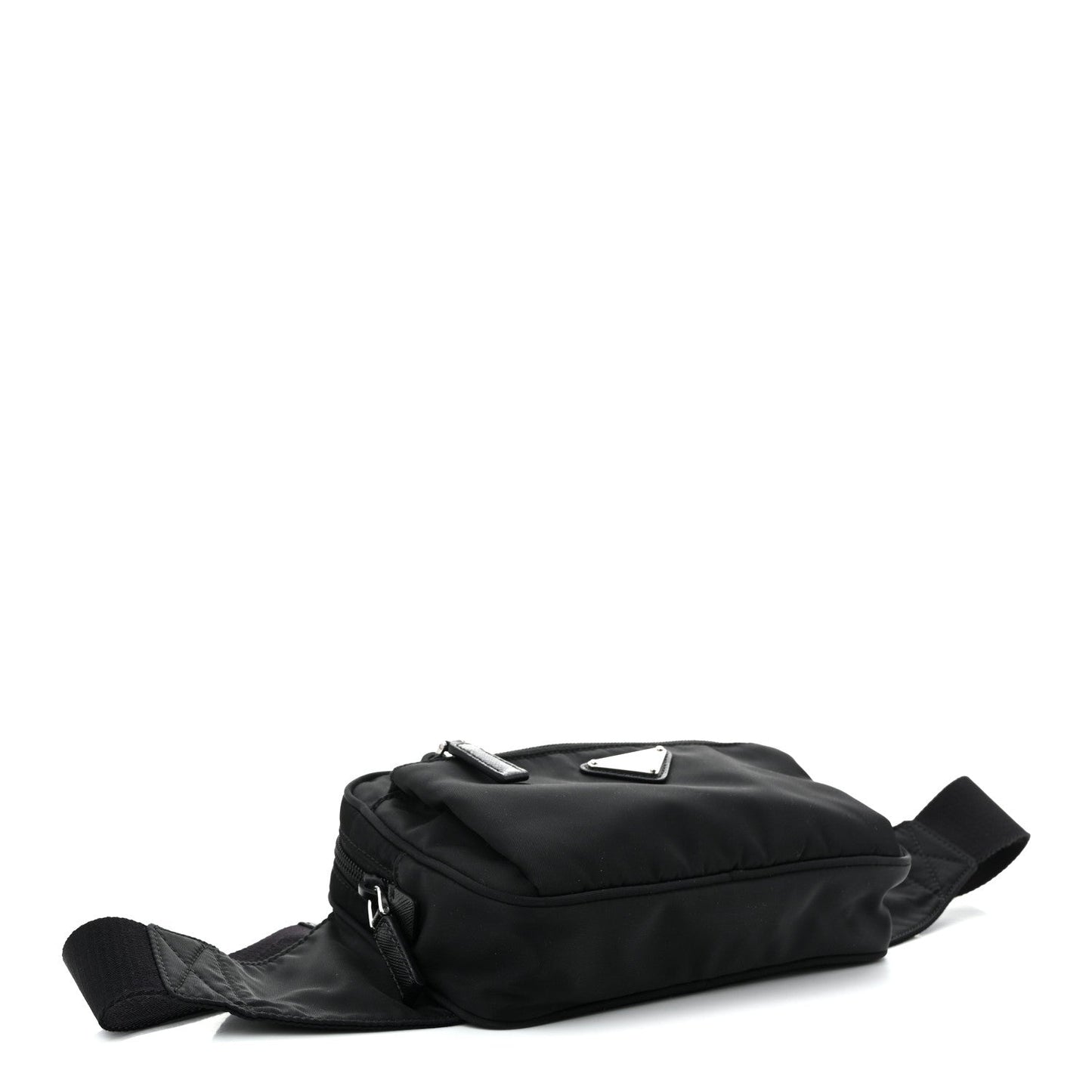 Re-Nylon Saffiano Belt Bag Black