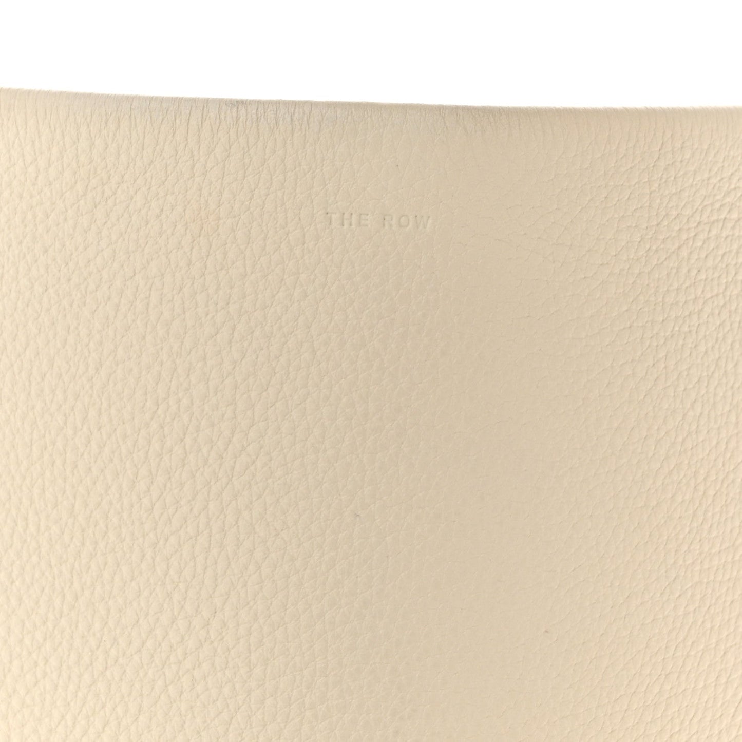 Grained Calfskin Medium N/S Park Tote Ivory