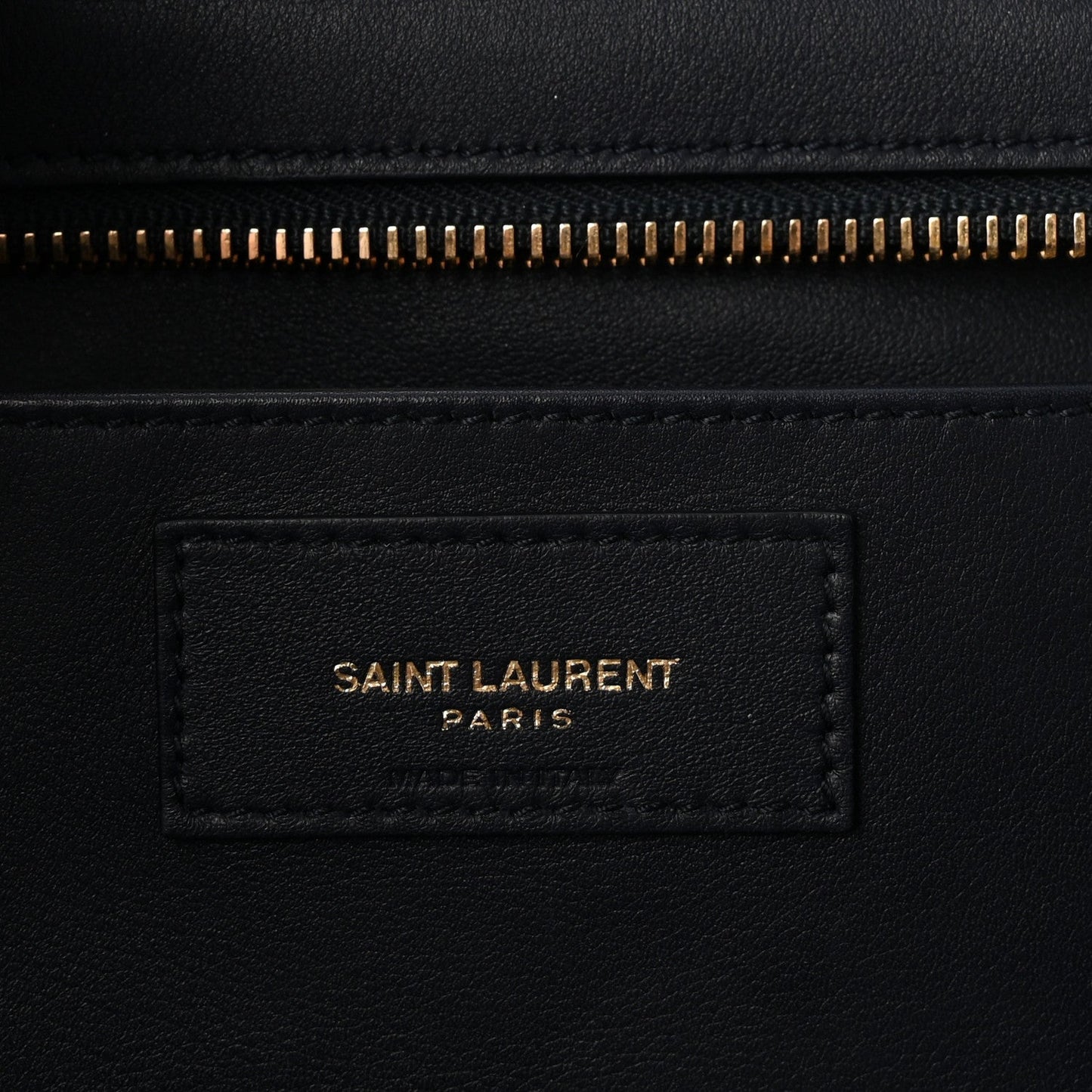 Calfskin Suede Small Monogram Downtown Cabas Navy Blue
