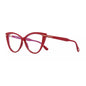Tom Ford Eyeglasses Cat Eye Full Rim, Black Frame and Clear Blue Light Block Lens FT5843-B005