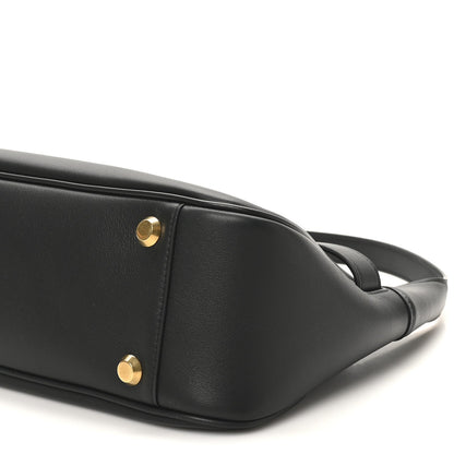 Smooth Calfskin Small Bel Air Shoulder Bag Black