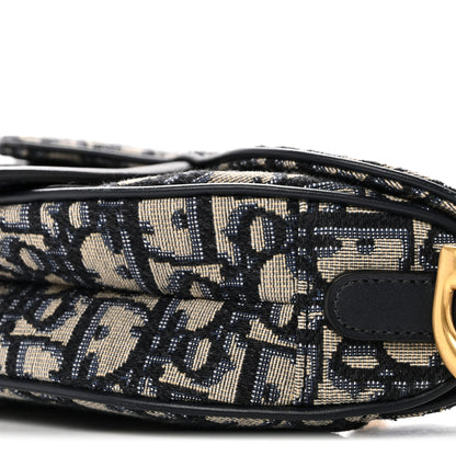 Oblique Mini Saddle Bag Blue