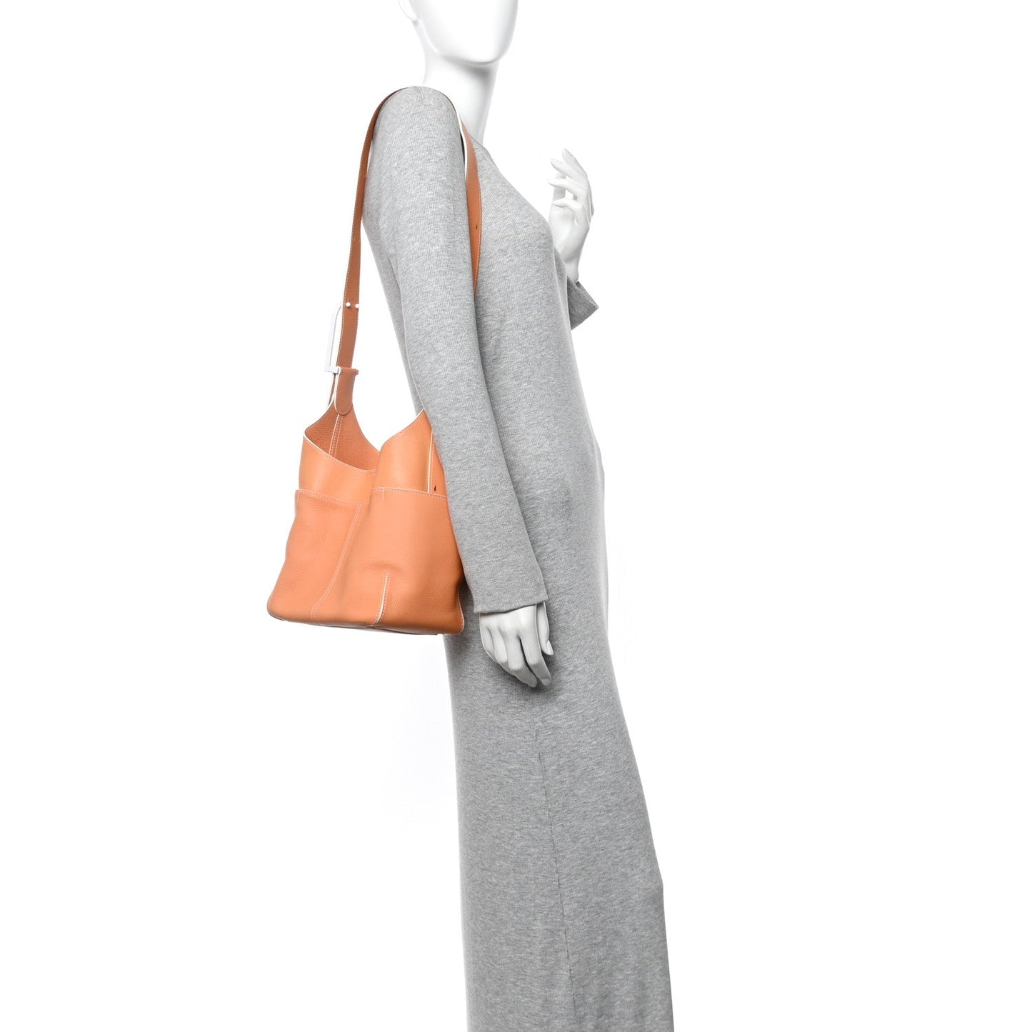 Grained Calfskin Mini So Cool Satchel Abricot