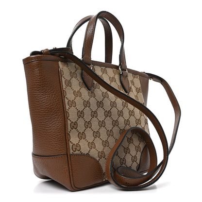 Monogram Small Bree Tote Beige Tabacco