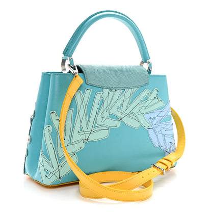 Calfskin Lizard Artycapucines Tschabalala Self PM Multicolor