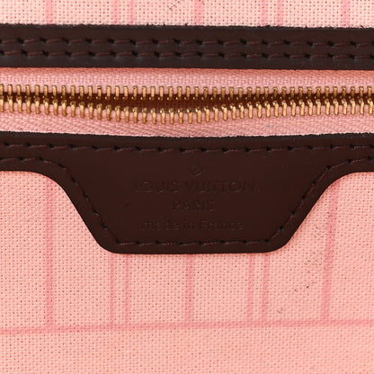 Damier Ebene Neo Neverfull MM Rose Ballerine