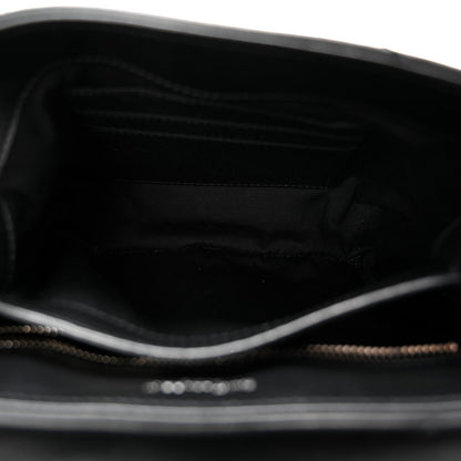 Calfskin Y Quilted Monogram Toy Loulou Crossbody Bag Black