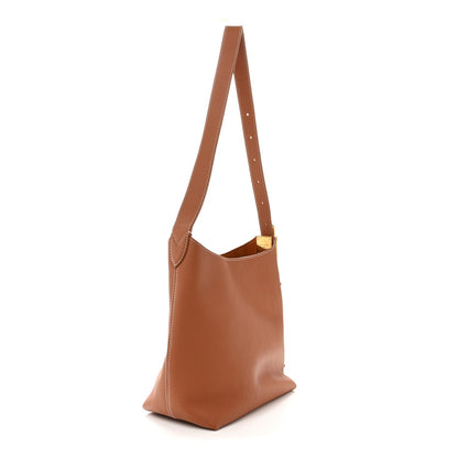 Grained Calfskin Low Key Hobo PM Cognac