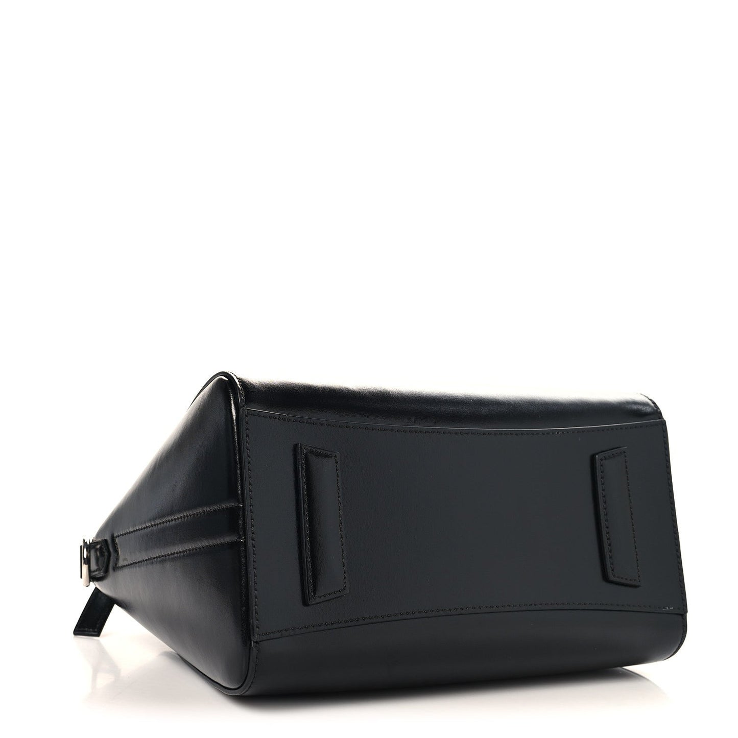 Shiny Lord Calfskin Small Antigona Black