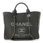 Mixed Fibers Small Deauville Tote Dark Grey