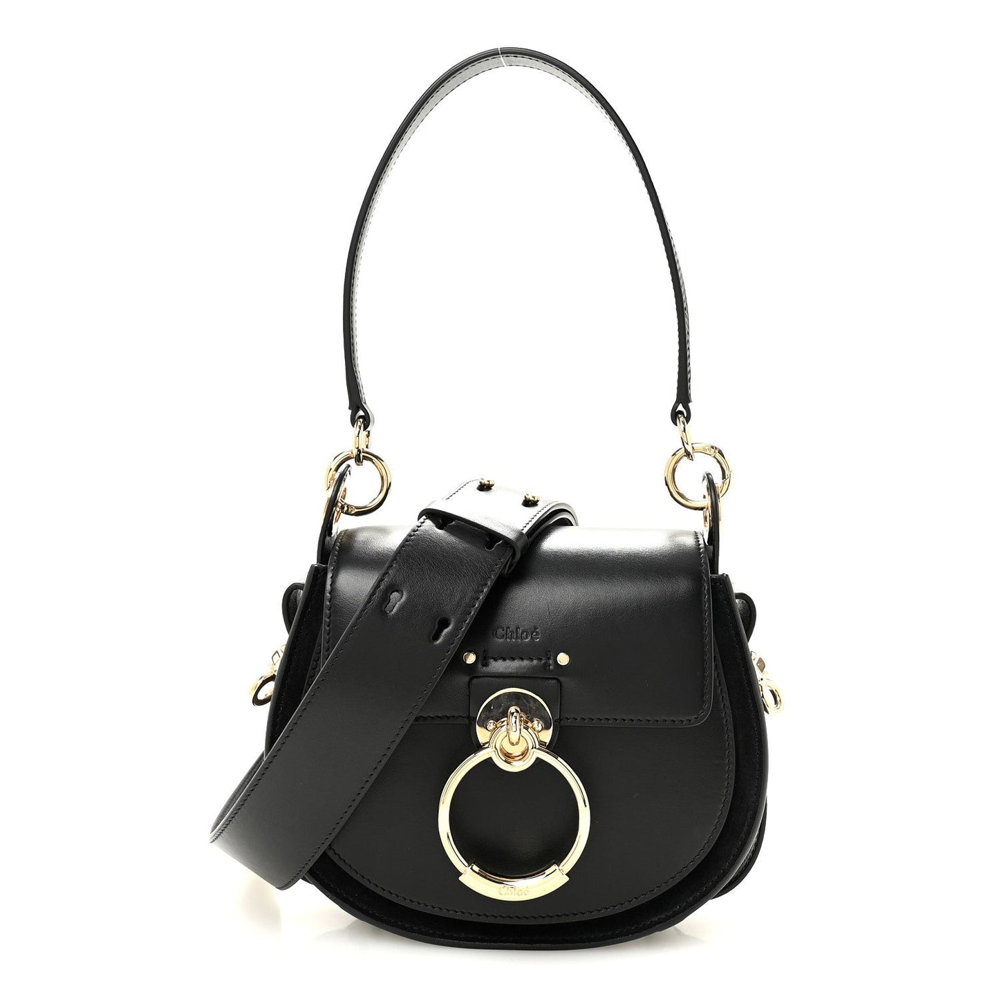 Calfskin Small Tess Bag Black