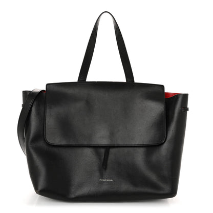 Calfskin Lady Bag Black Flamma