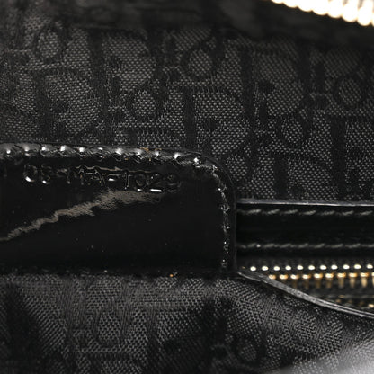 Patent Cannage Large Lady Dior Black